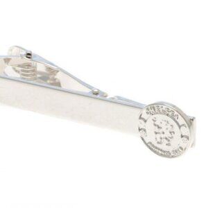 Chelsea FC Silver Plated Tie Clip Pin Slide